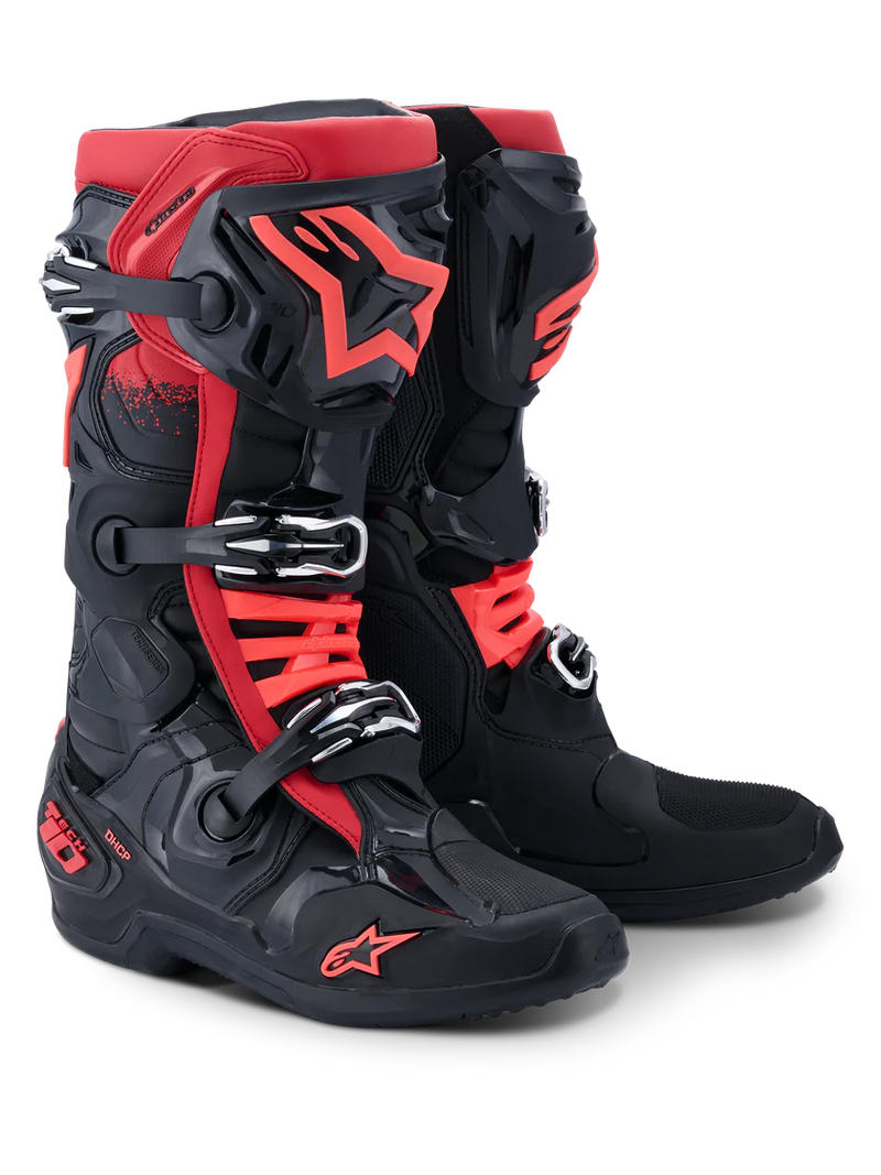 Alpinestars Tech 10 Boots - Black/Red - MX26