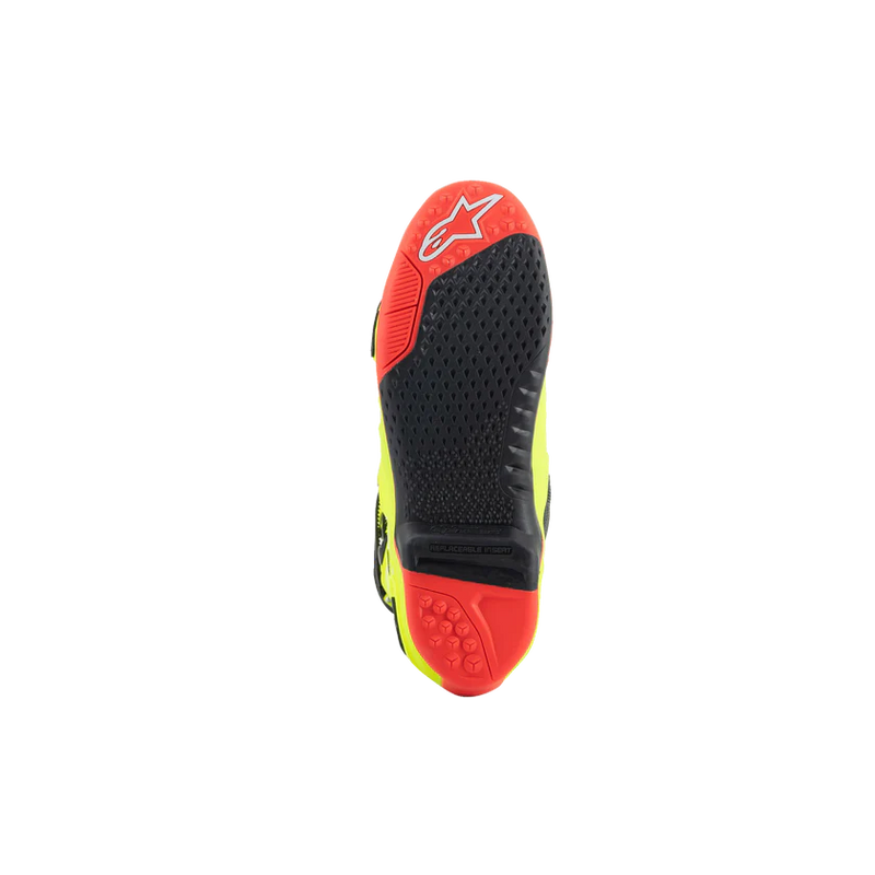 Alpinestars Tech 10 Boots - Yellow Fluo/Black/Red Fluo MX25