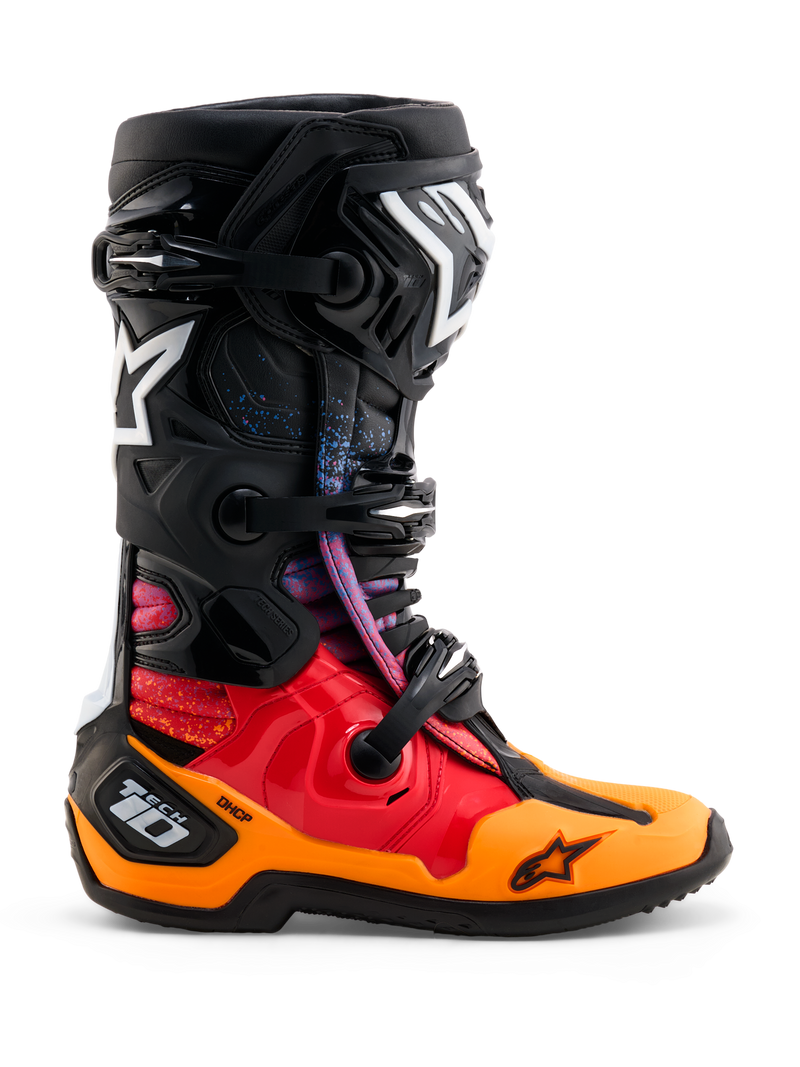 Limited Edition Tech 10 Black Hole Boots - 9 / Black Burst