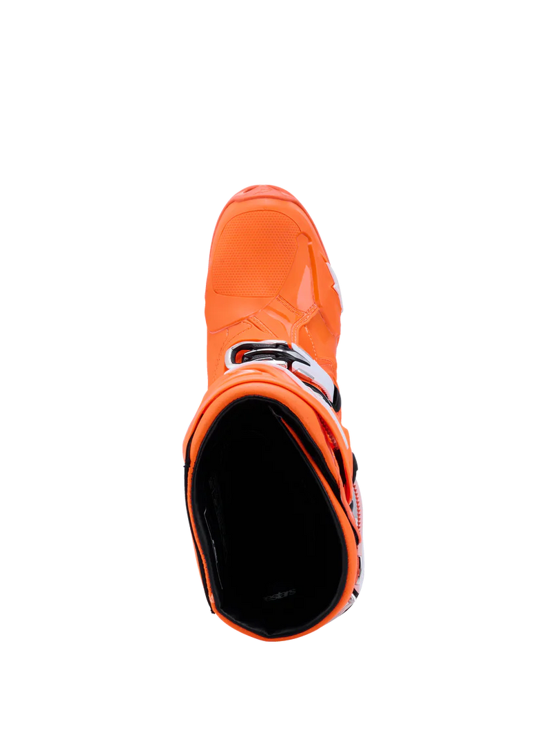 Alpinestars Tech 10 Supervented Boots - Orange Fluo/Black/White - MX26