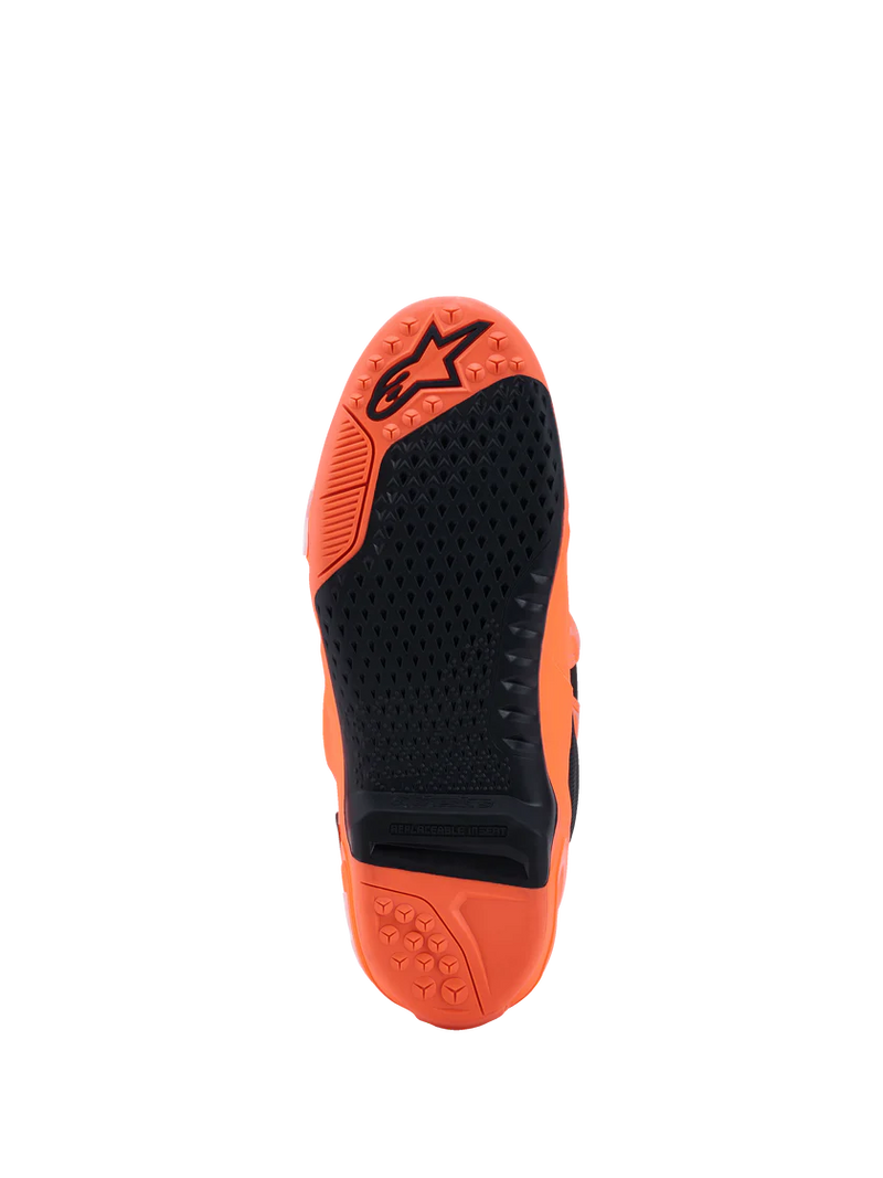 Alpinestars Tech 10 Supervented Boots - Orange Fluo/Black/White - MX26