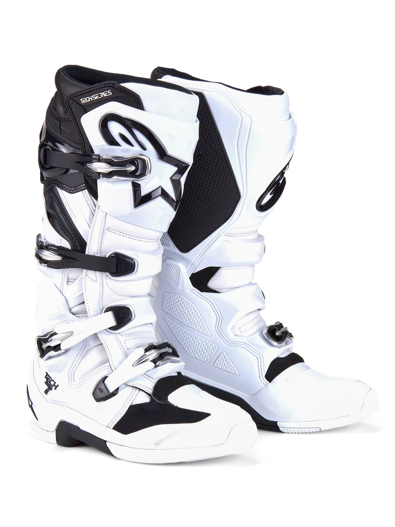 Alpinestars Tech 7 Boots - White/Black MX25