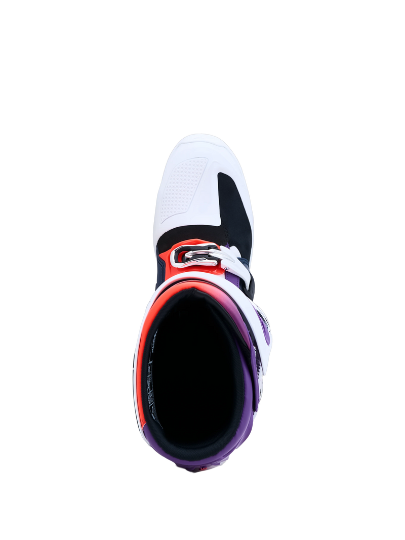Alpinestars Tech 7 Boots - Purple/White/Dark Blue/Red Fluo