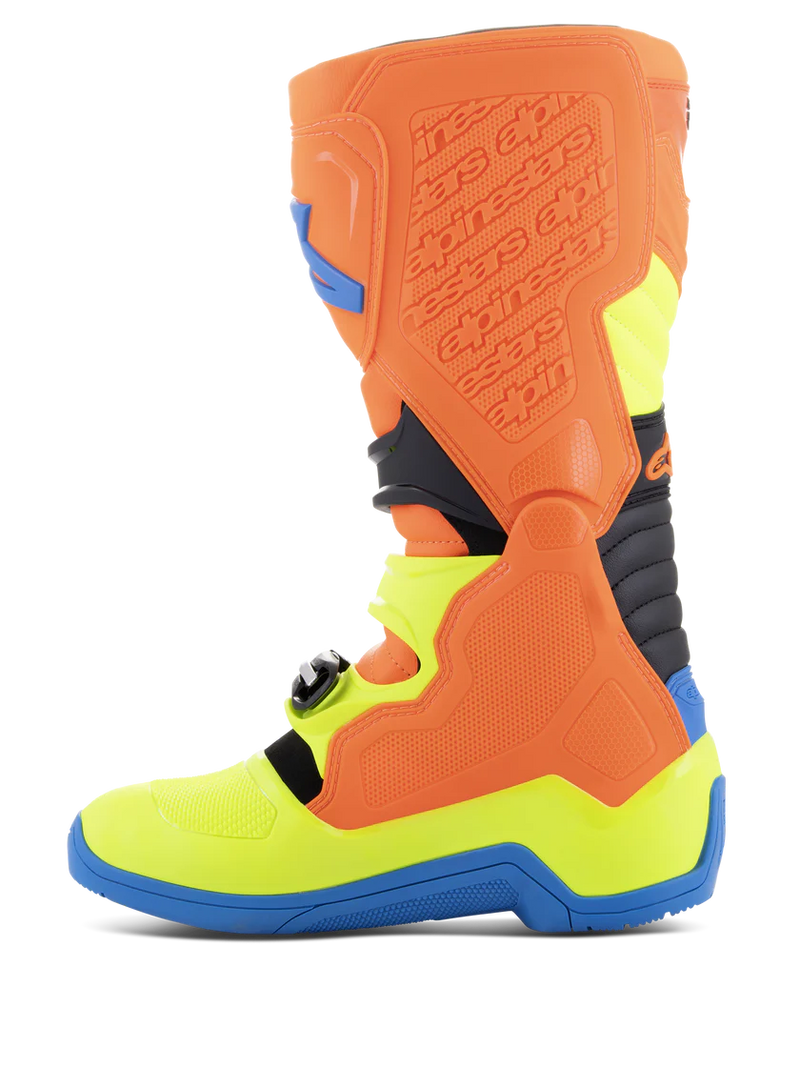 Alpinestars Tech 5 Boots - Orange Fluo/Enamel/Blue/Yellow Fluo CLOSEOUT