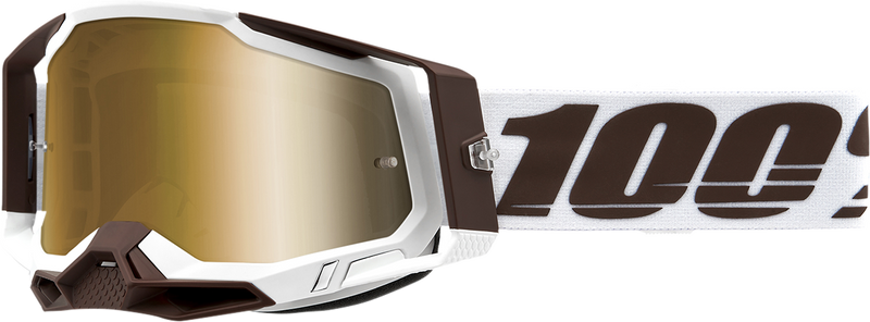 100% Racecraft 2 Goggles - Snowbird - True Gold CLOSEOUT