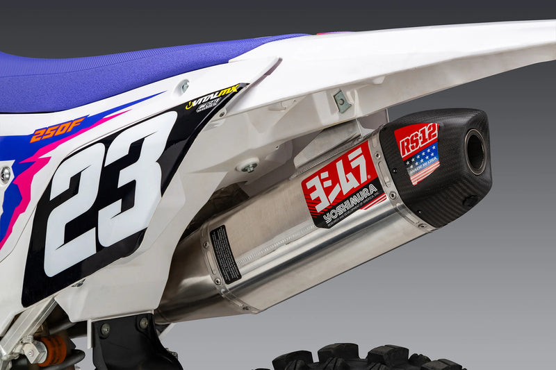 Yoshimura RS-12 Stainless/Aluminum Full Exhaust System - 2024 YZ250F