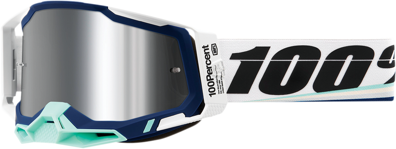 100% Racecraft 2 Goggles - Arsham - Silver Mirror