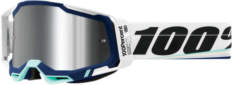 100% Racecraft 2 Goggles - Arsham - Silver Mirror