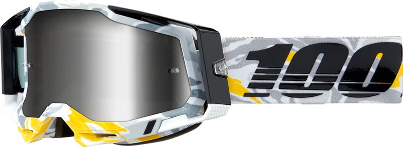 100% Racecraft 2 Goggles - Korb - Silver Mirror