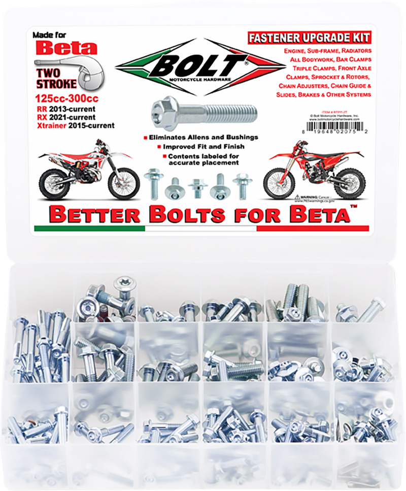 BOLT BOLT Hardware - Pro Pack - Beta - 2-Stroke BTPP-2T