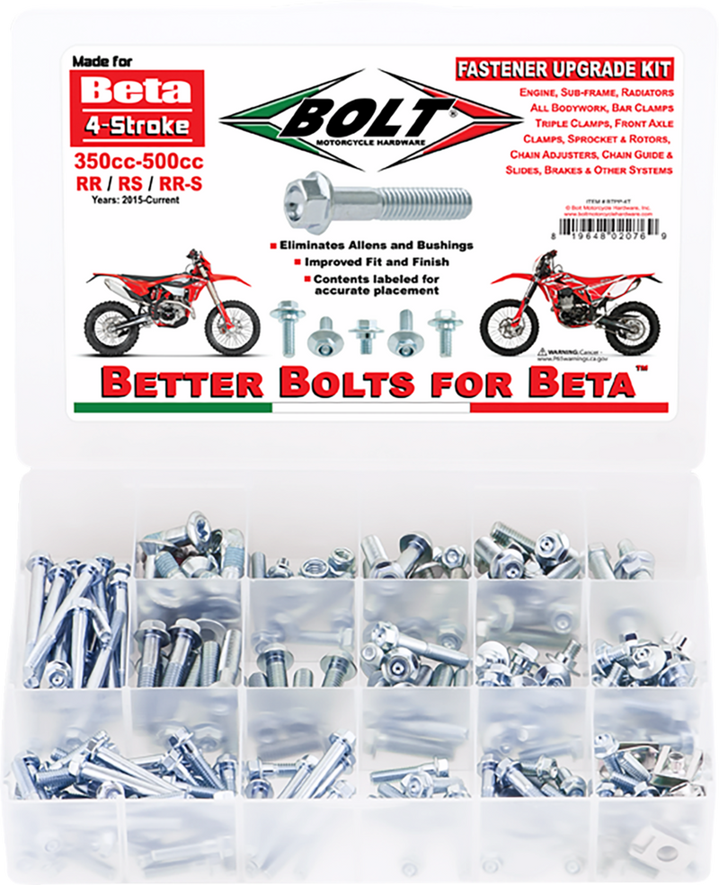 BOLT BOLT Hardware - Pro Pack - Beta - 4-Stroke BTPP-4T