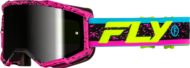Fly Racing Youth Zone Goggles Pink / Black / Hi-Vis