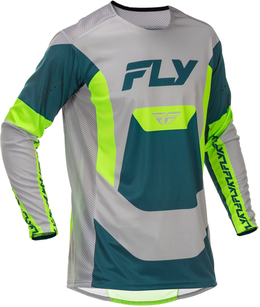 Youth Lite Jersey Grey/Lime/Teal Yxl