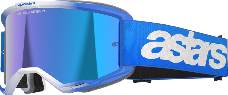 Alpinestars Vision 5 Blaze Goggles - Blue - Blue Mirror