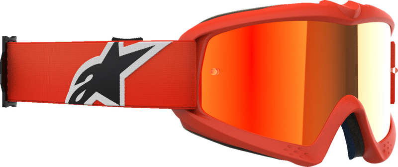 Alpinestars Youth Vision Corp Goggles - Orange - Red Mirror