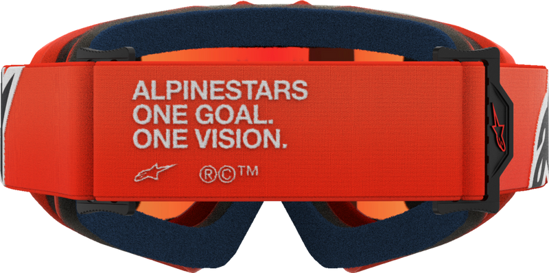 Alpinestars Youth Vision Corp Goggles - Orange - Red Mirror