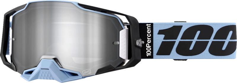 100% Armega Goggles - Petros - Silver Mirror