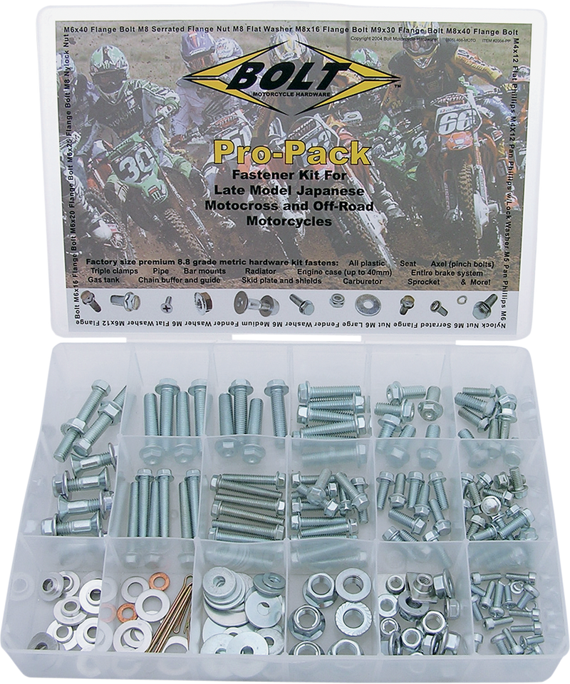 BOLT BOLT Hardware - Pro Pack - Japanese - 200-Piece 2004-PP