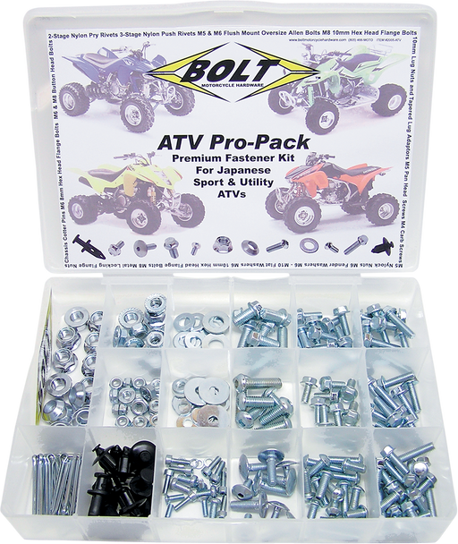 BOLT BOLT Hardware - Pro Pack - Japanese/ATV - 225-Piece Kit 2005-ATV