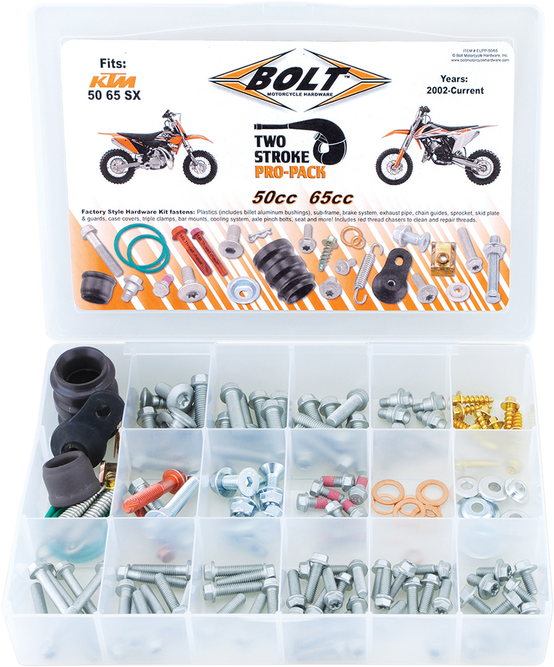 BOLT BOLT Hardware - Pro Pack - European - Gas Gas/Husqvarna/KTM 50/65 EUPP-50/65