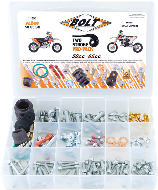 BOLT BOLT Hardware - Pro Pack - European - Gas Gas/Husqvarna/KTM 50/65 EUPP-50/65