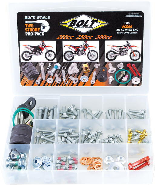 BOLT BOLT Hardware - Pro Pack - European - KTM/Husqvarna 200/250/300 EUPP-200/300