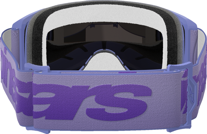 Alpinestars Vision 5 Wordmark Goggles - Purple - Blue Mirror