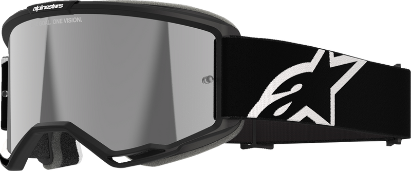 Alpinestars Vision 5 Corp Goggles - Black - Silver Mirror