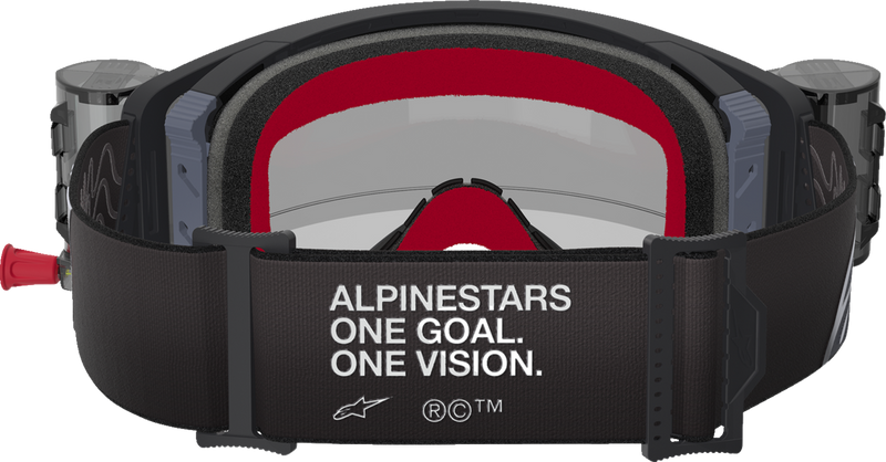 Alpinestars Supertech Corp Roll-Off Goggles - Black/Gray - Clear