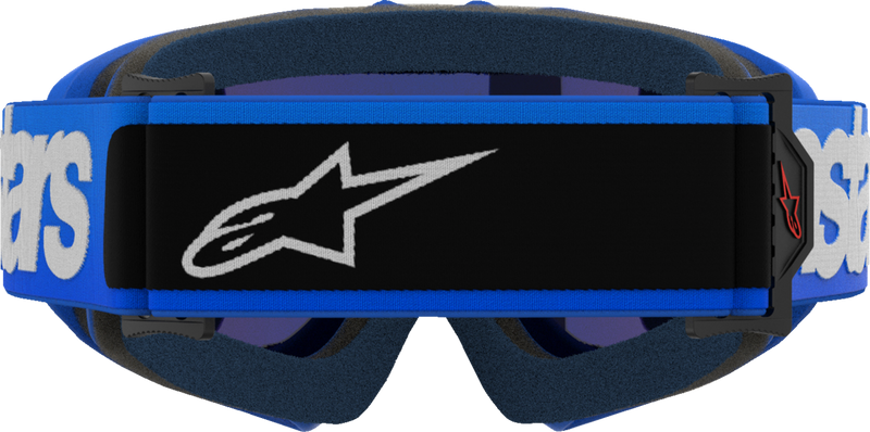 Alpinestars Youth Vision Blaze Goggles - Blue - Blue Mirror