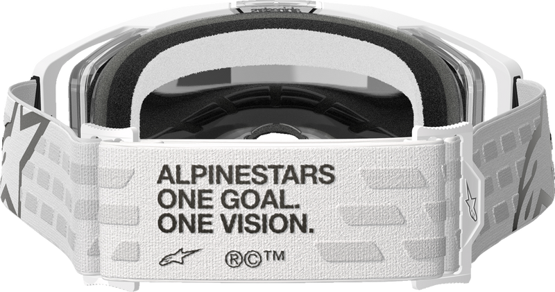 Alpinestars Vision 8 Corp Goggles - White - Silver Mirror