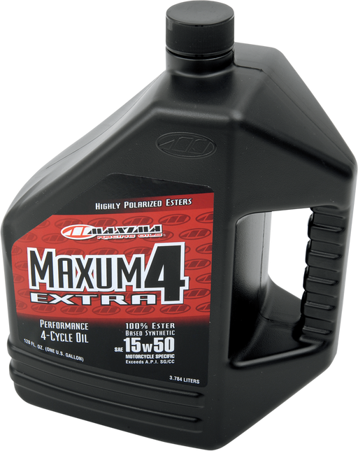 MAXIMA RACING OIL MAXIMA RACING OIL Extra Synthetic 4T Oil - 15W-50 - 1 U.S. gal. 329128