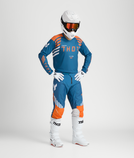 Thor Fleet Whiteout Helmet 2025