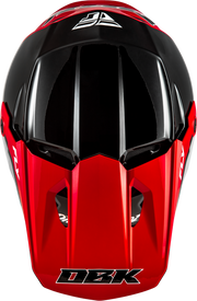 Kinetic Dbk Helmet Black/Red/Grey Xs