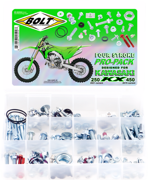 BOLT BOLT Hardware - Pro Pack - '21-'26 KX250 / '19-'26 KX450 KXPP-19F