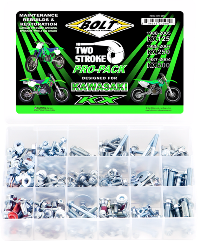 BOLT BOLT Hardware - Pro Pack - Kawasaki KX125/250/500 KXPP-2STK