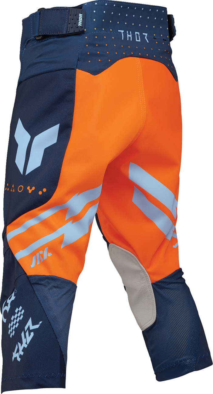 THOR Youth Launchmode Futura Pants - Navy/Orange - US 18 2903-2609