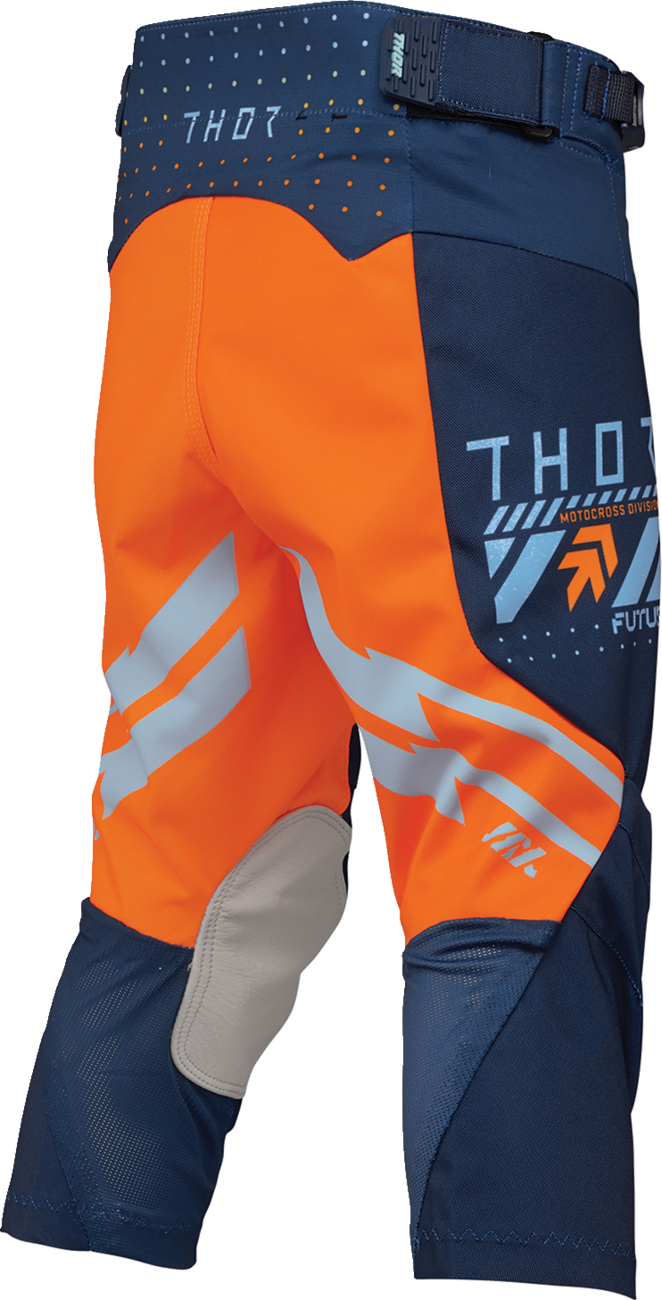 THOR Youth Launchmode Futura Pants - Navy/Orange - US 18 2903-2609