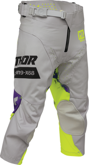 THOR Youth Launchmode Bleach Pants - Gray/Acid - US 18 2903-2615