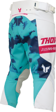 THOR Youth Launchmode Bleach Pants - White/Aqua - US 18 2903-2621
