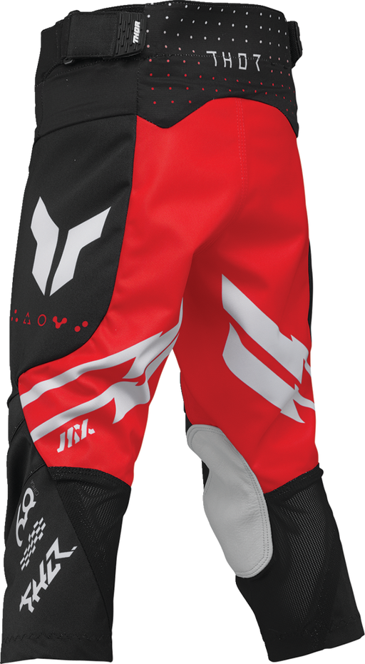 THOR Youth Launchmode Futura Pants - Black/Red - US 18 2903-2603