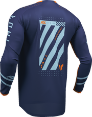 THOR Youth Launchmode Futura Jersey - Navy/Orange - Small 2912-2598