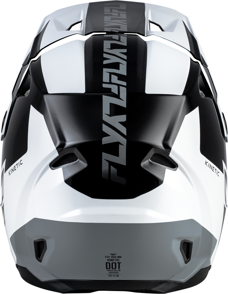 Kinetic Crest Helmet Black/White/Grey 2x