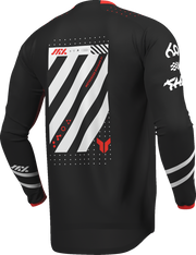 THOR Youth Launchmode Futura Jersey - Black/Red - Small 2912-2757