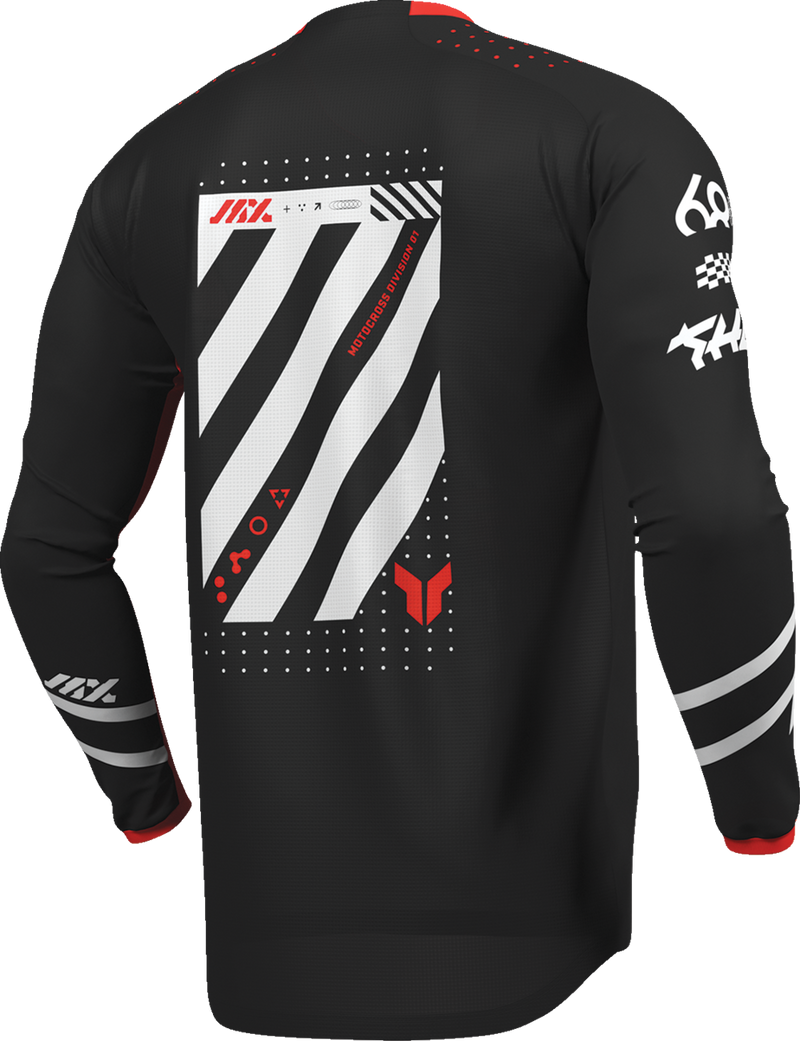 THOR Youth Launchmode Futura Jersey - Black/Red - Small 2912-2757