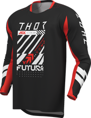 THOR Youth Launchmode Futura Jersey - Black/Red - Small 2912-2757