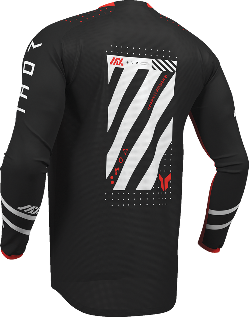 THOR Youth Launchmode Futura Jersey - Black/Red - Small 2912-2757