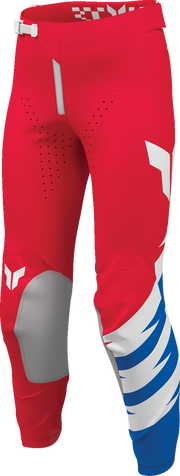 THOR Youth Launchmode Shockie Pants - Red/Blue - US 24 2903-2757
