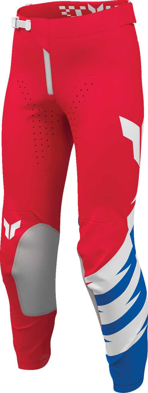 THOR Youth Launchmode Shockie Pants - Red/Blue - US 24 2903-2757
