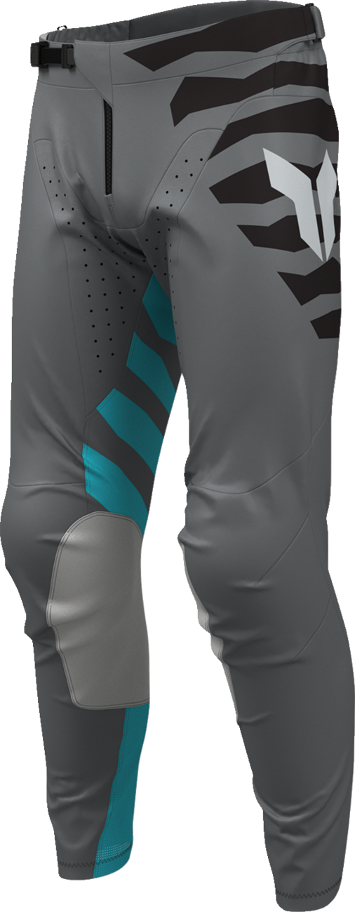 THOR THOR Launchmode Shredder Pants - Charcoal/Aqua - US 30 2901-13043